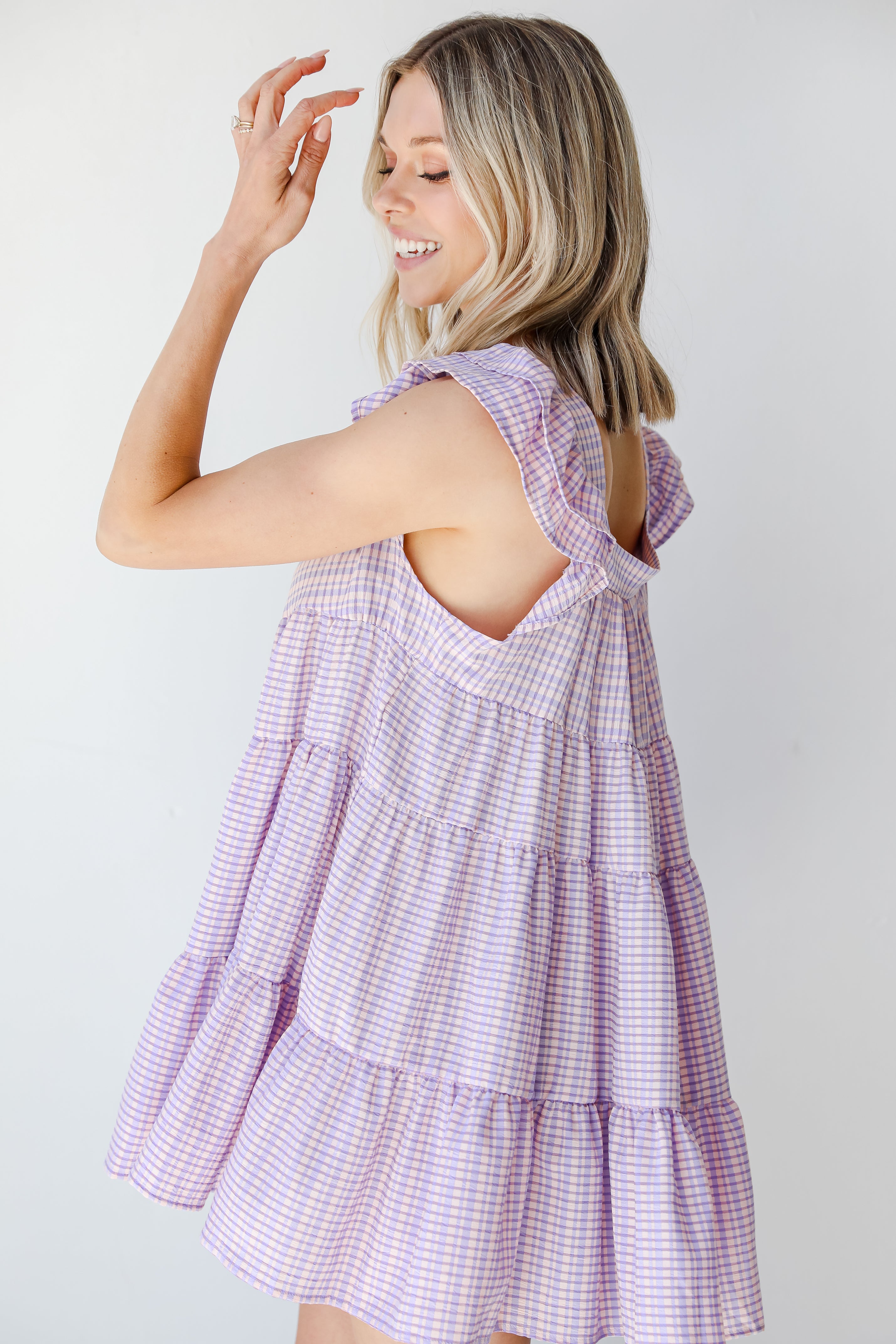 Tiered Mini Dress side view