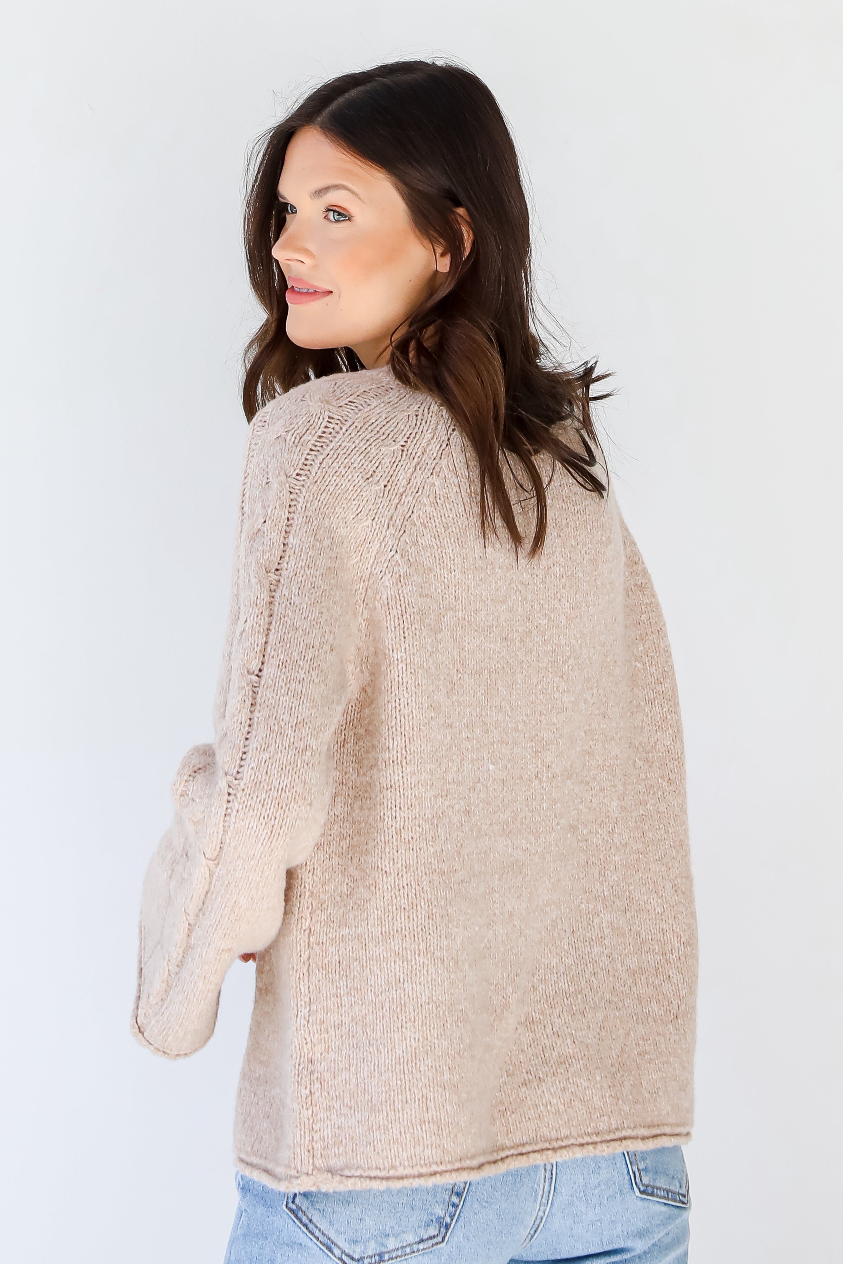 Sweater back view