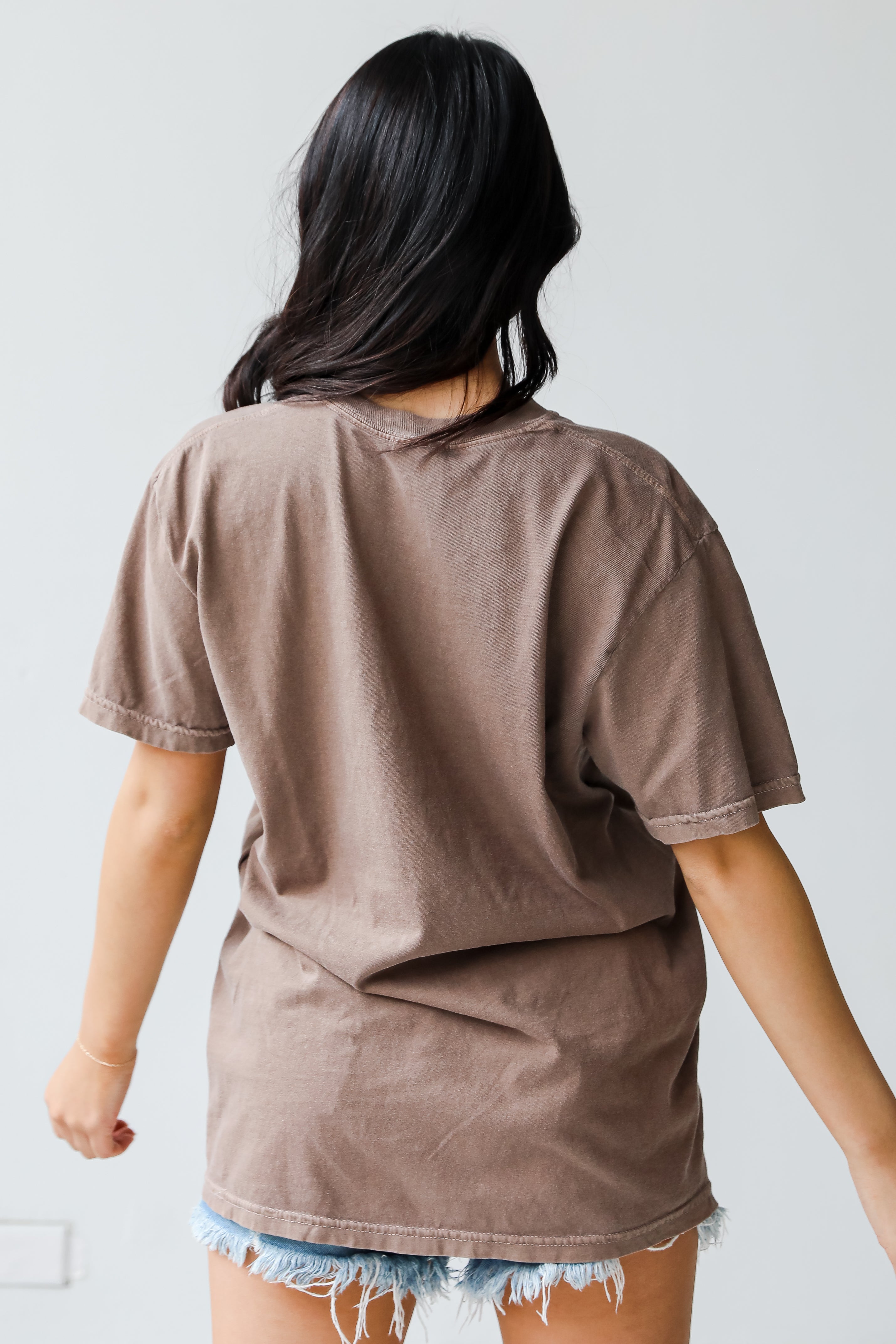 Mocha Woodstock Georgia Tee back view