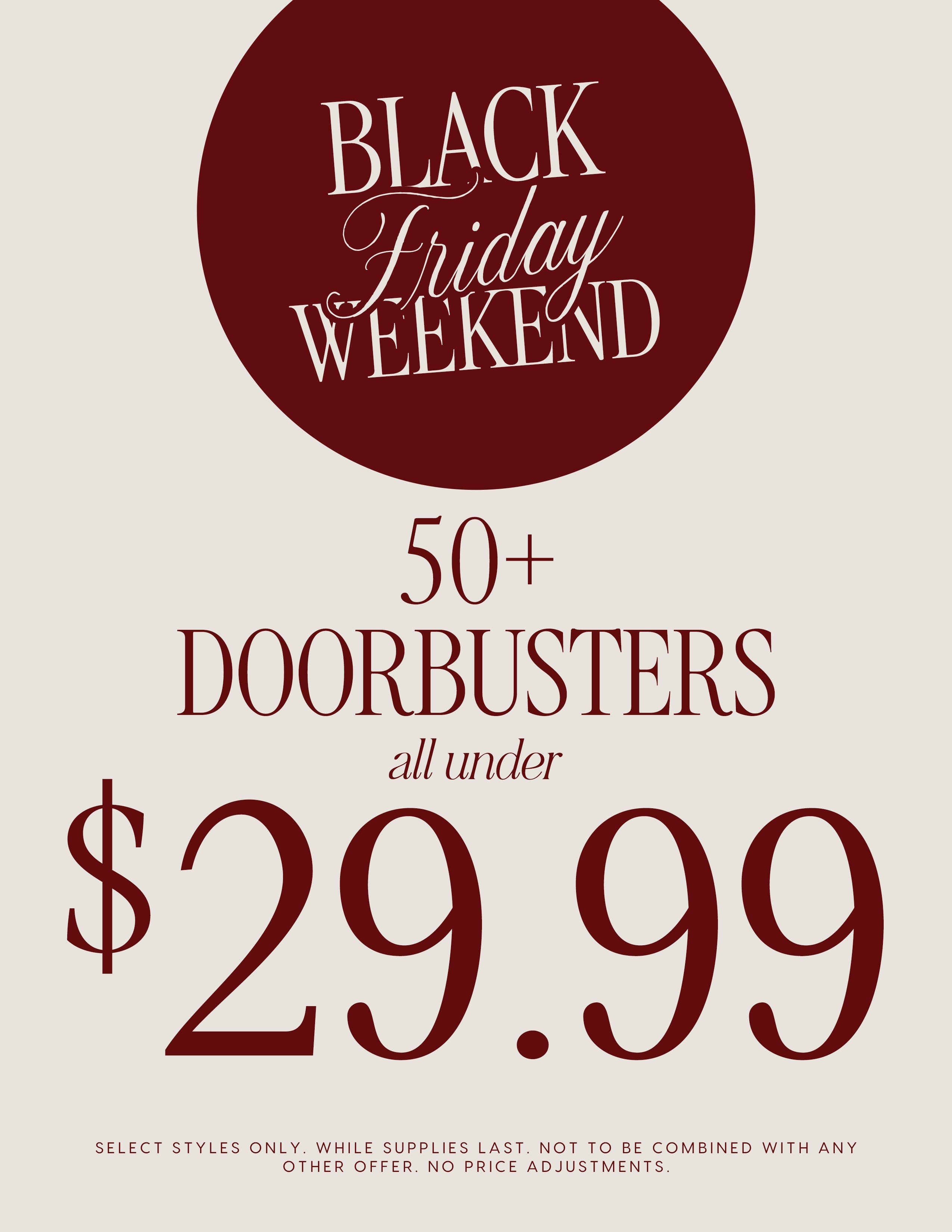 Black Friday at Dress Up Boutique: All-New Doorbusters Under $30!