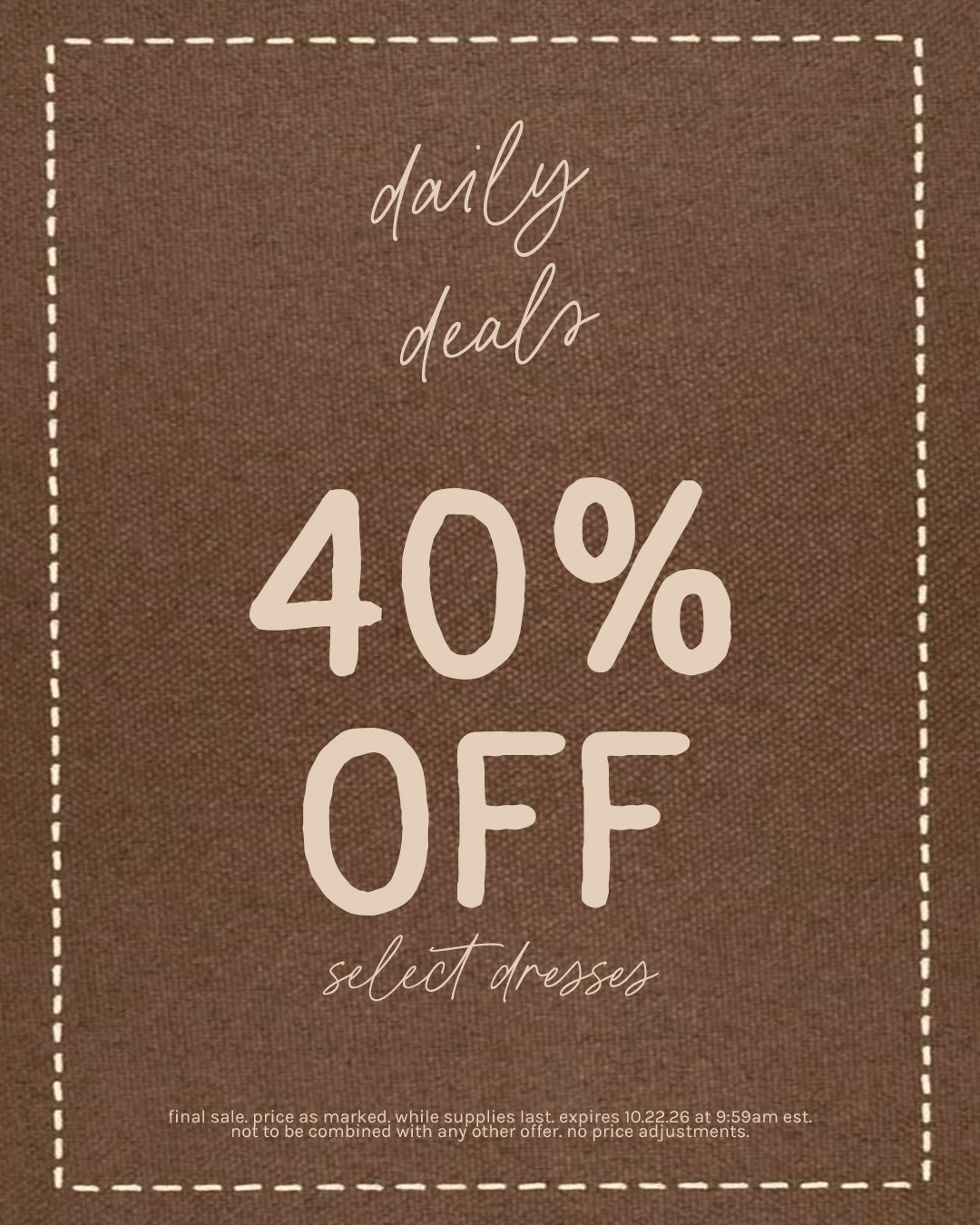 Daily Deals From Dress Up Boutique