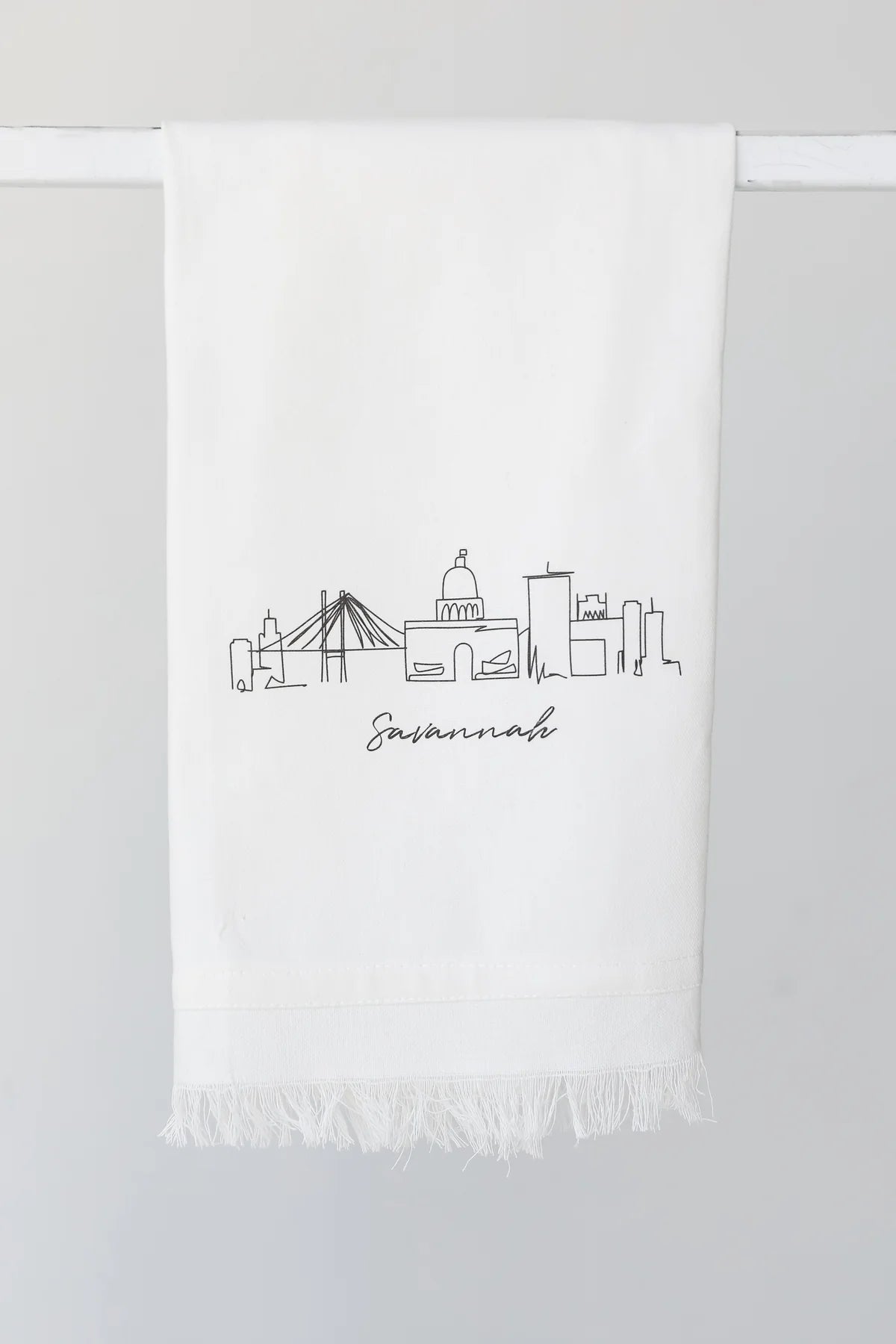 Savannah City Scape Hand Towel