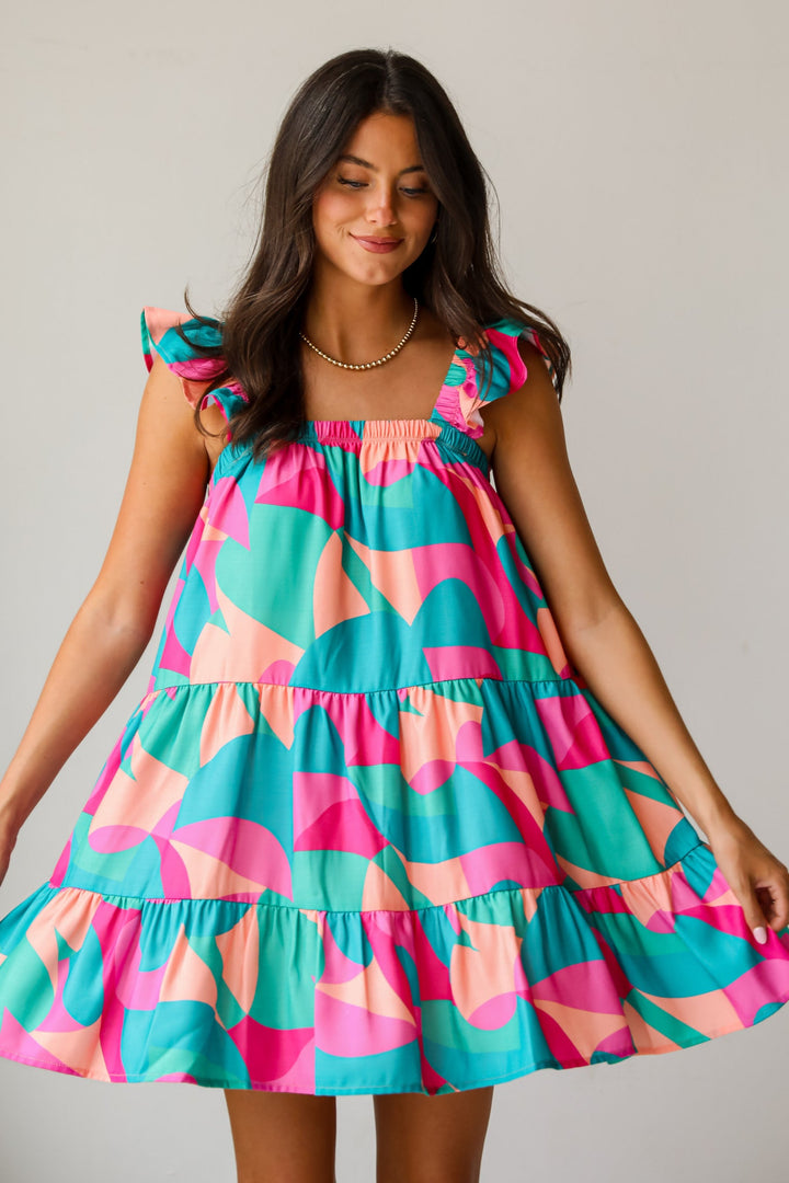 Sweet Forever Tiered Mini Dress