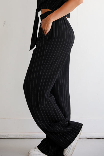 Moment Maker Striped Linen Pants