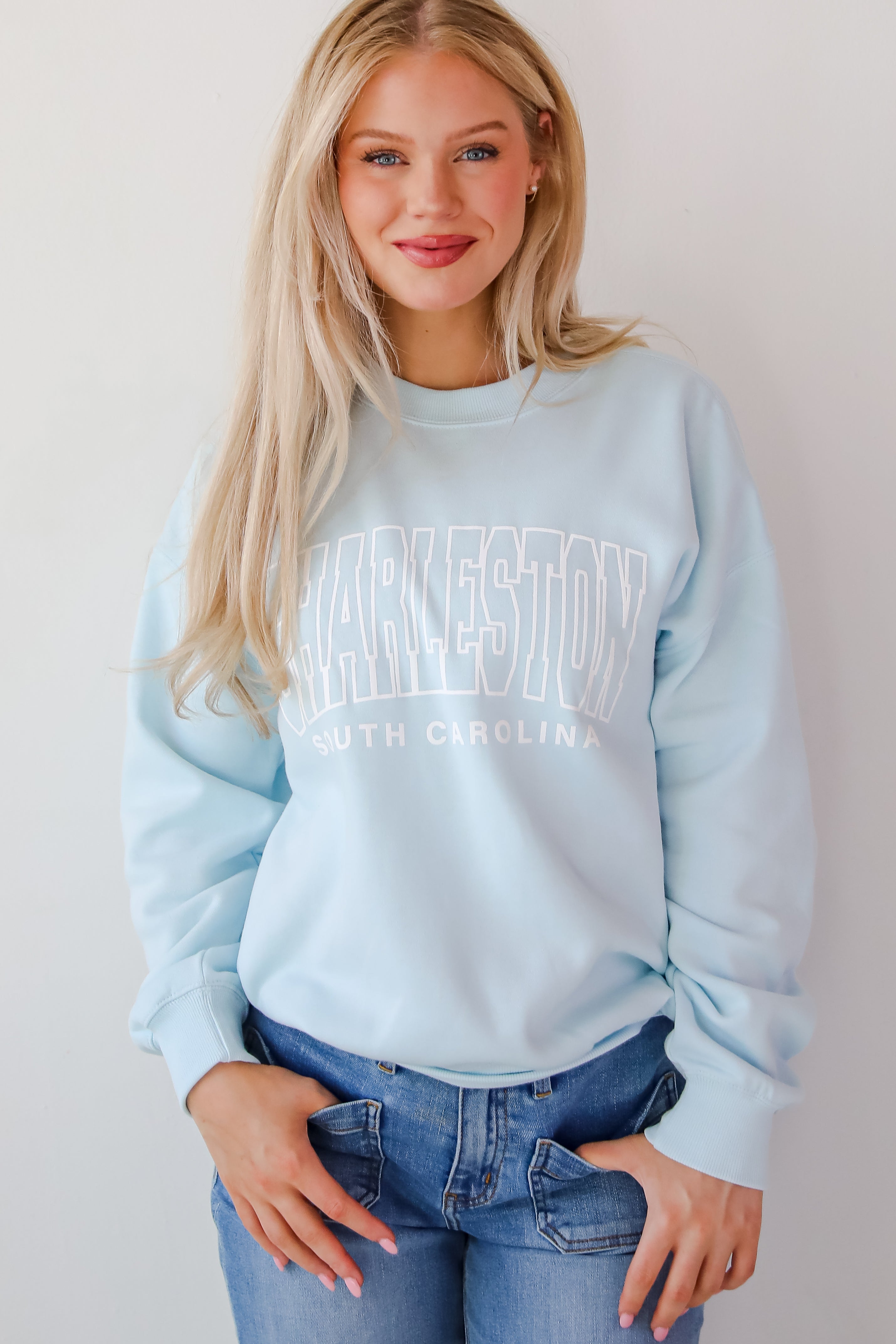 Light Blue Charleston South Carolina Sweatshirt