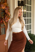 White crop top