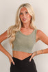 Lauren Ribbed Seamless Cropped Tank