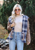 Perfected Comfort Reversible Sherpa Plaid Jacket