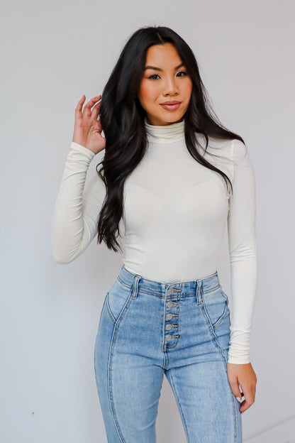 Kennedy Everyday Mock Neck Bodysuit