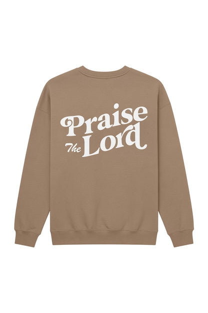Brown Praise The Lord Crewneck