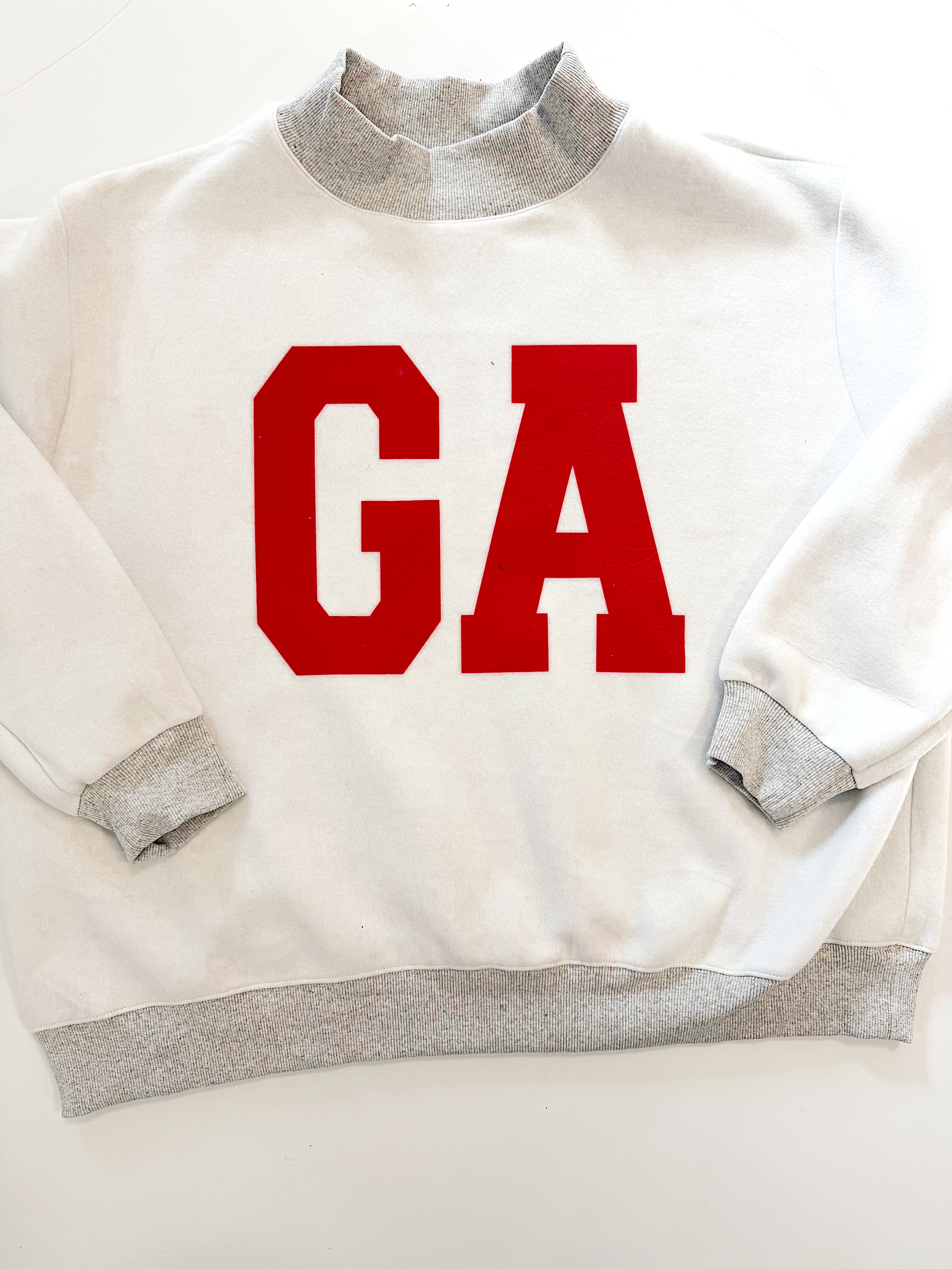 Georgia Reversible Mockneck Sweatshirt