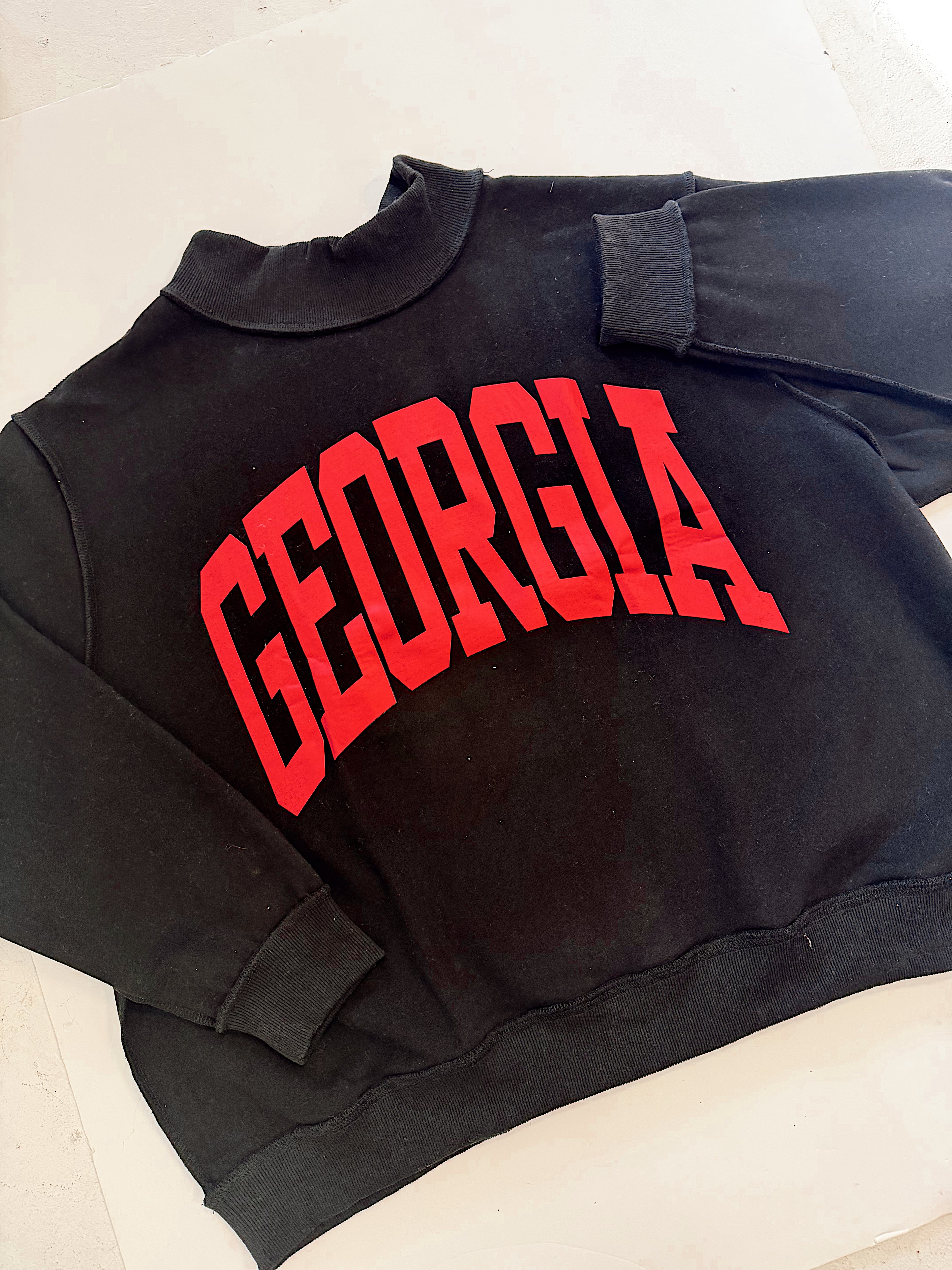 Georgia Reversible Mockneck Sweatshirt