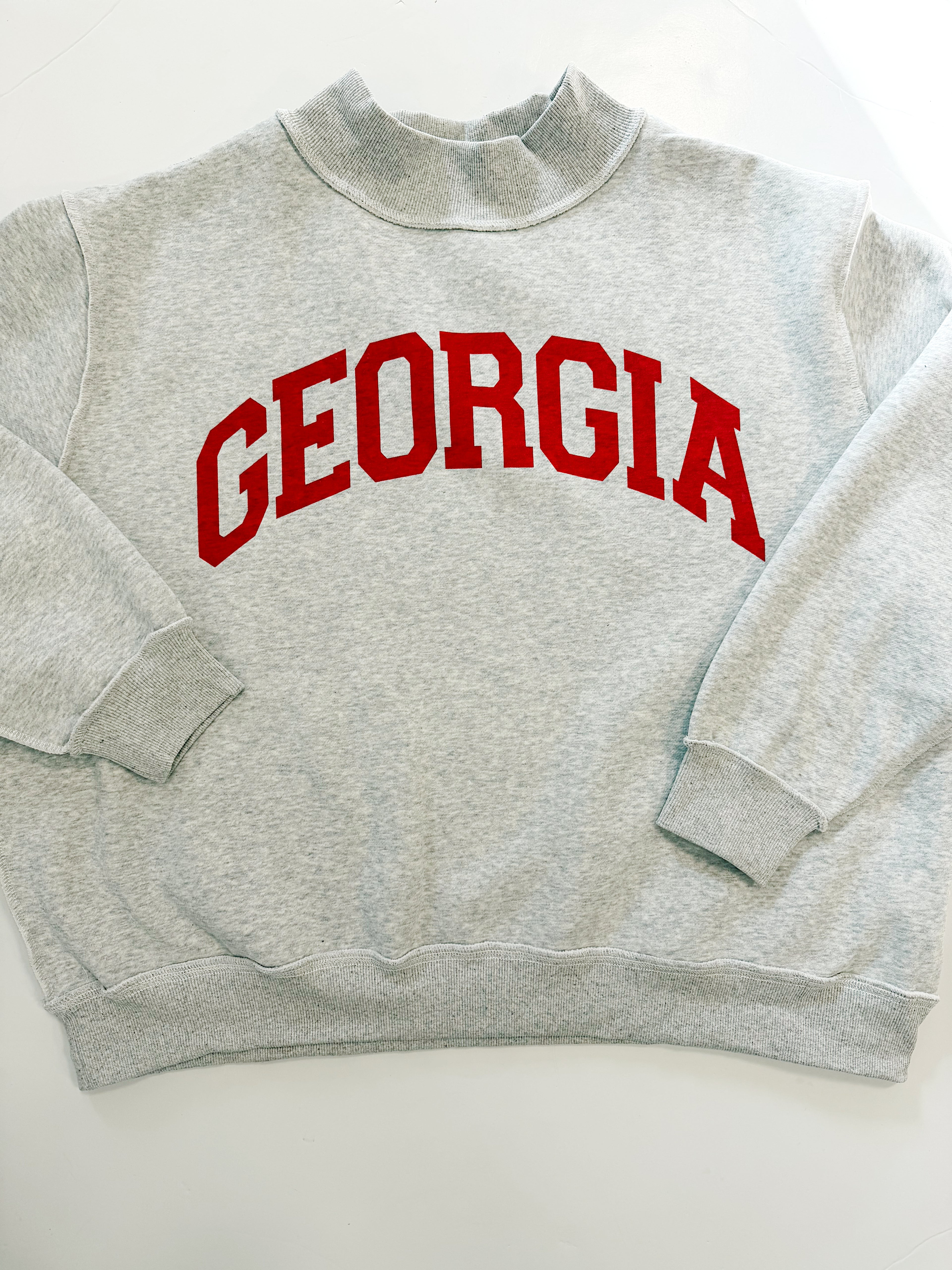 Georgia Reversible Mockneck Sweatshirt