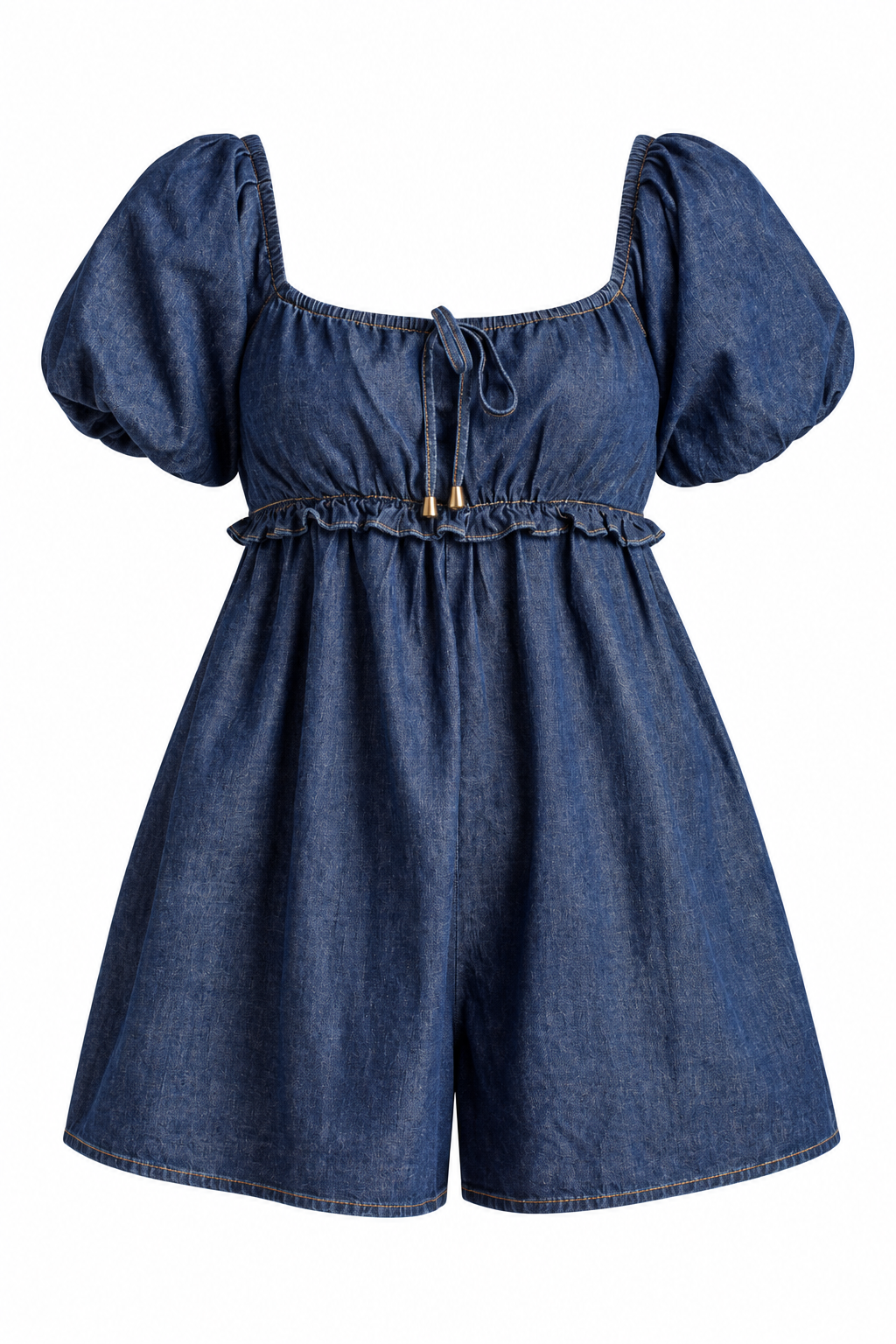 Midnight In Nashville Denim Romper