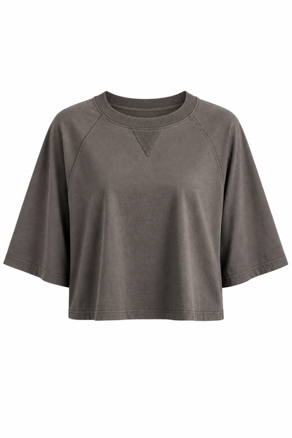 Set The Tone Casual Crop Top