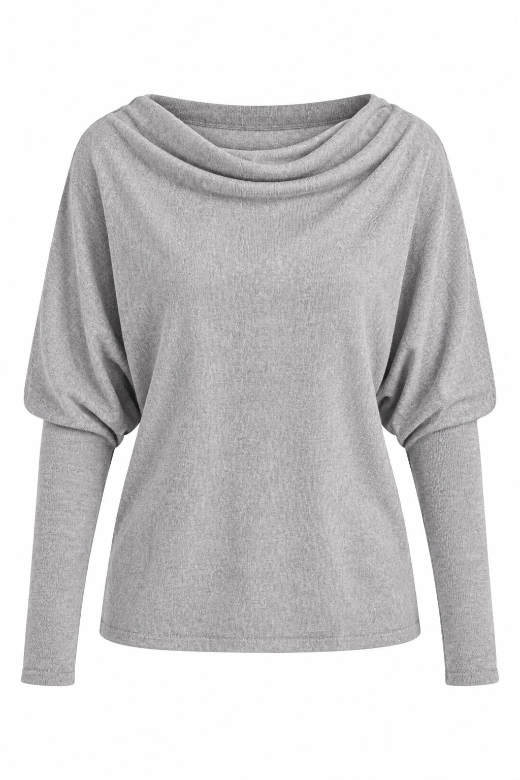 Effortlessly Essential Heather Grey Knit Top