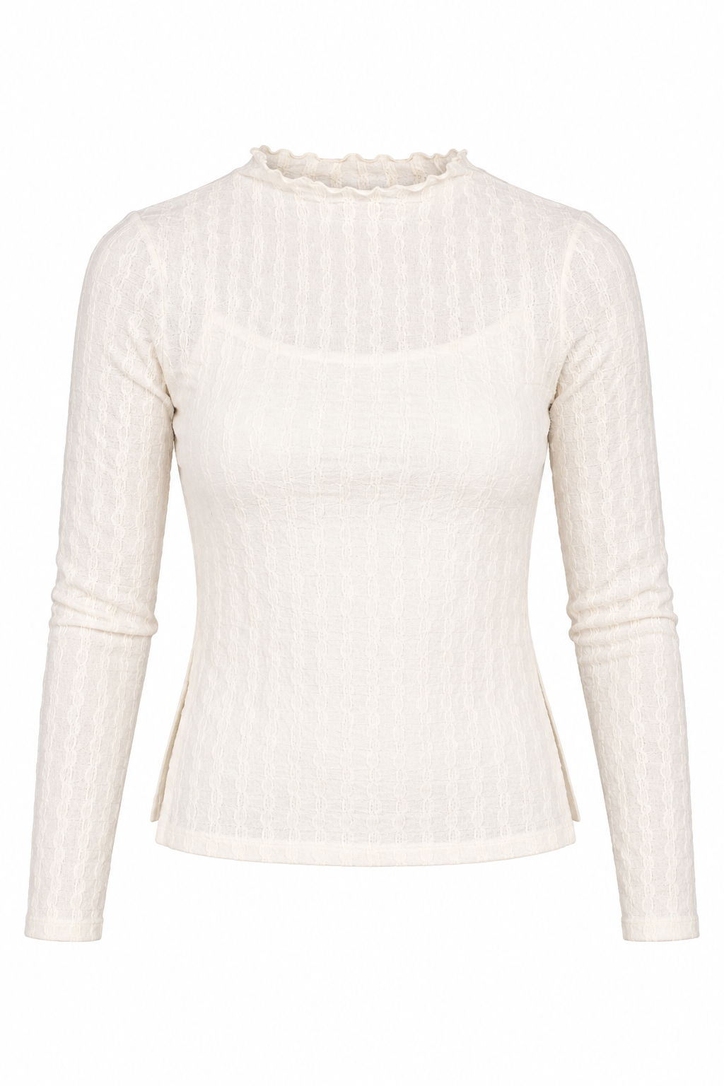 Little Lovely Cream Lace Blouse