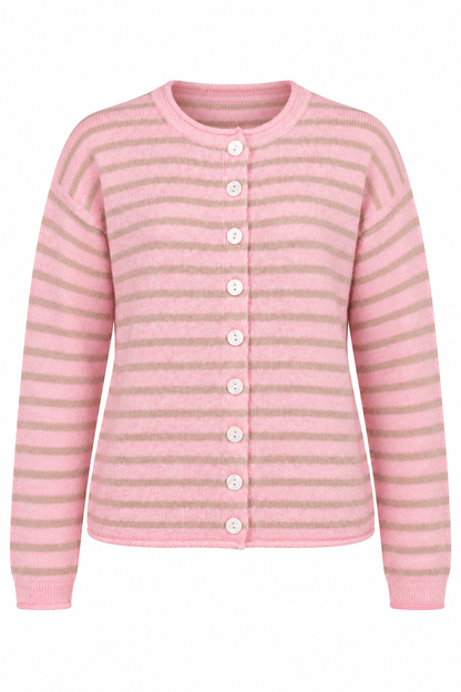 Never Out Of Style Striped Knit Cardigan