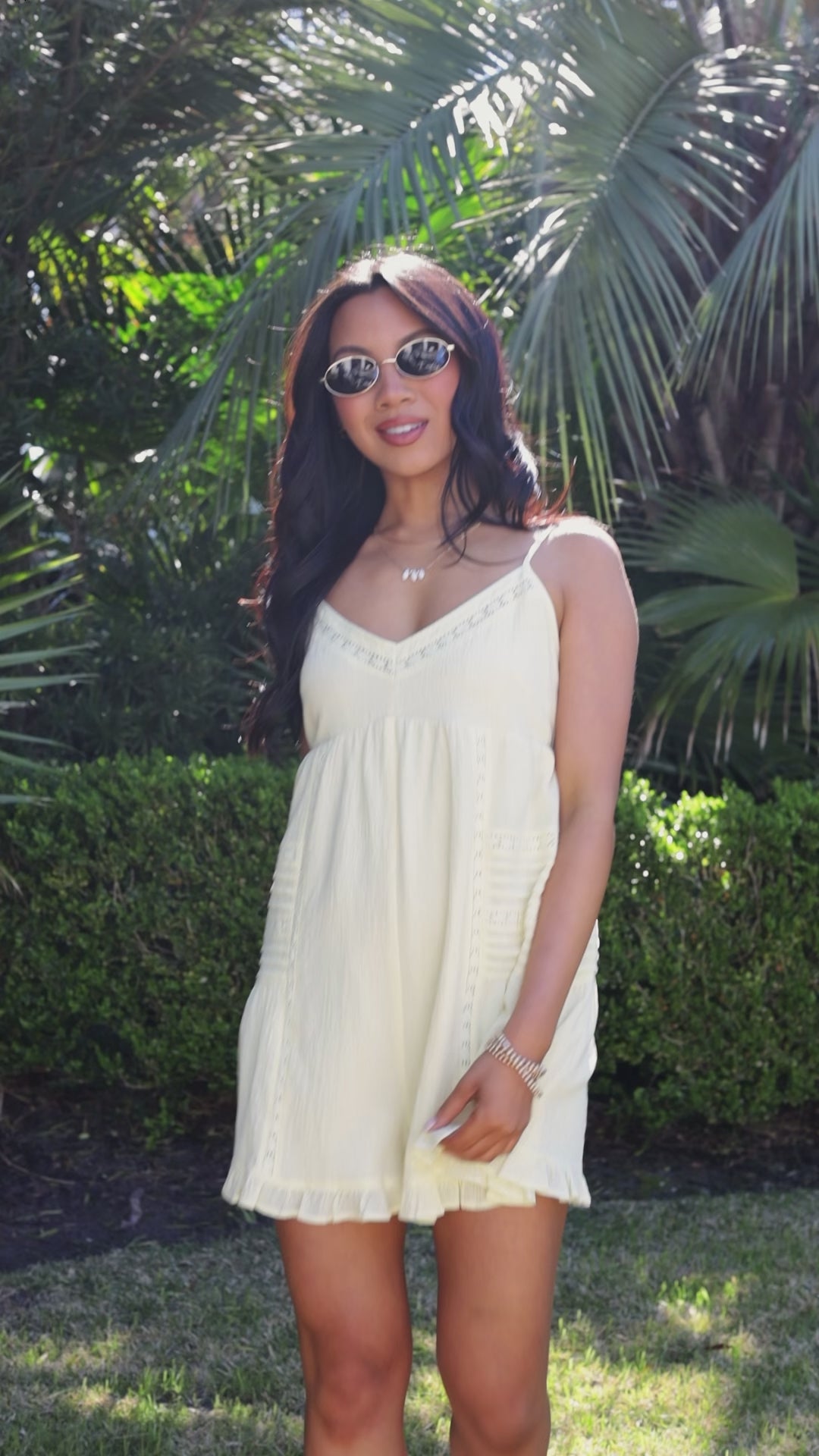 Daylight Yellow Textured Romper - DU Deal
