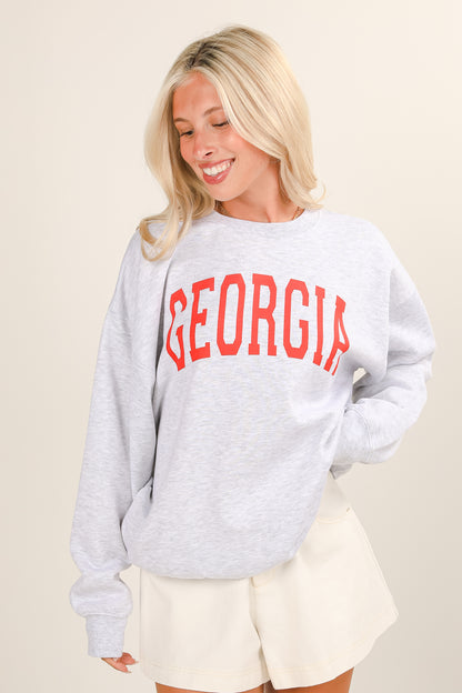 Heather Grey Georgia Sweatshirt