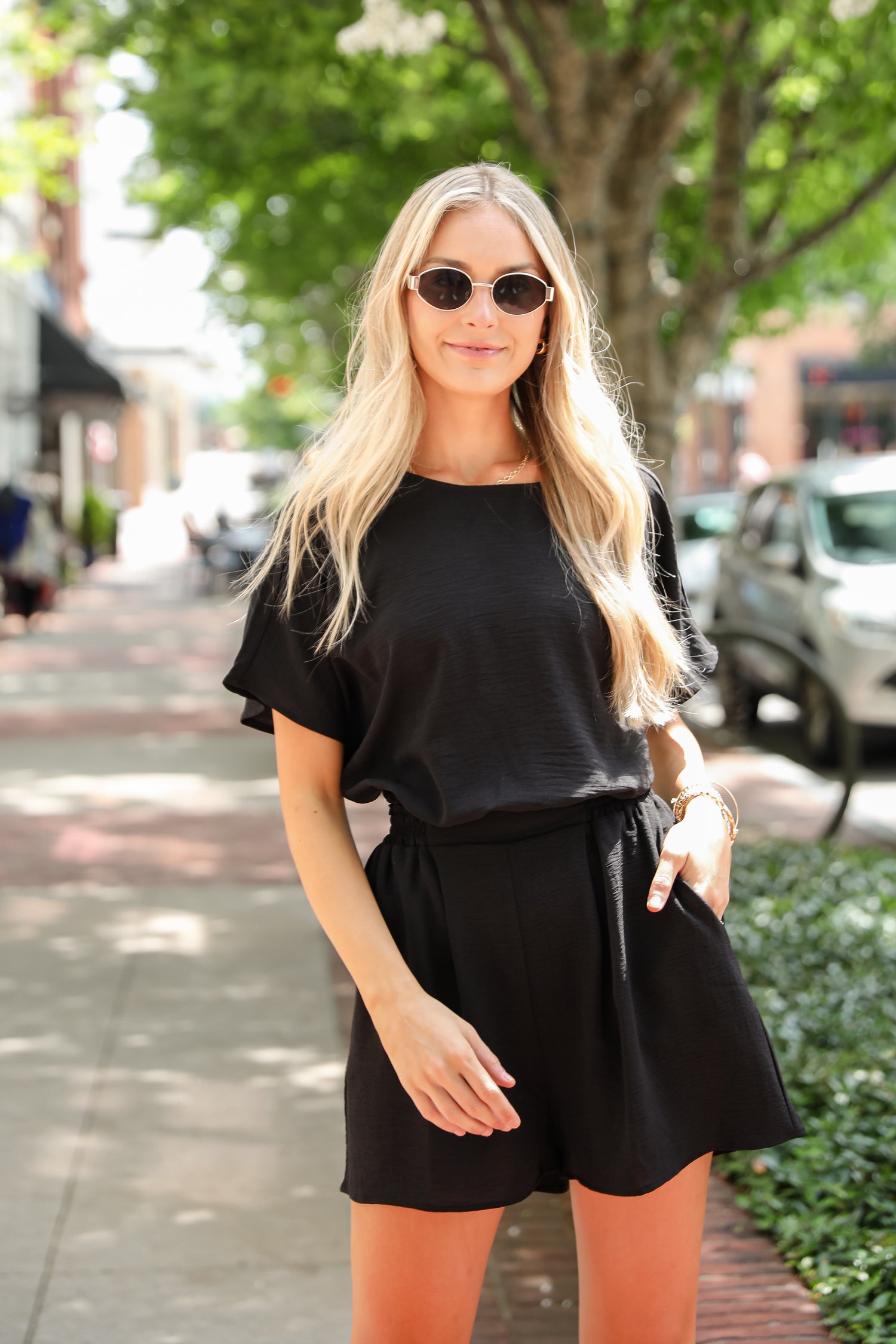 Make It Your Own Black Blouse