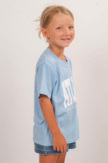 Youth Light Blue Atlanta 2025 All-Star Tee