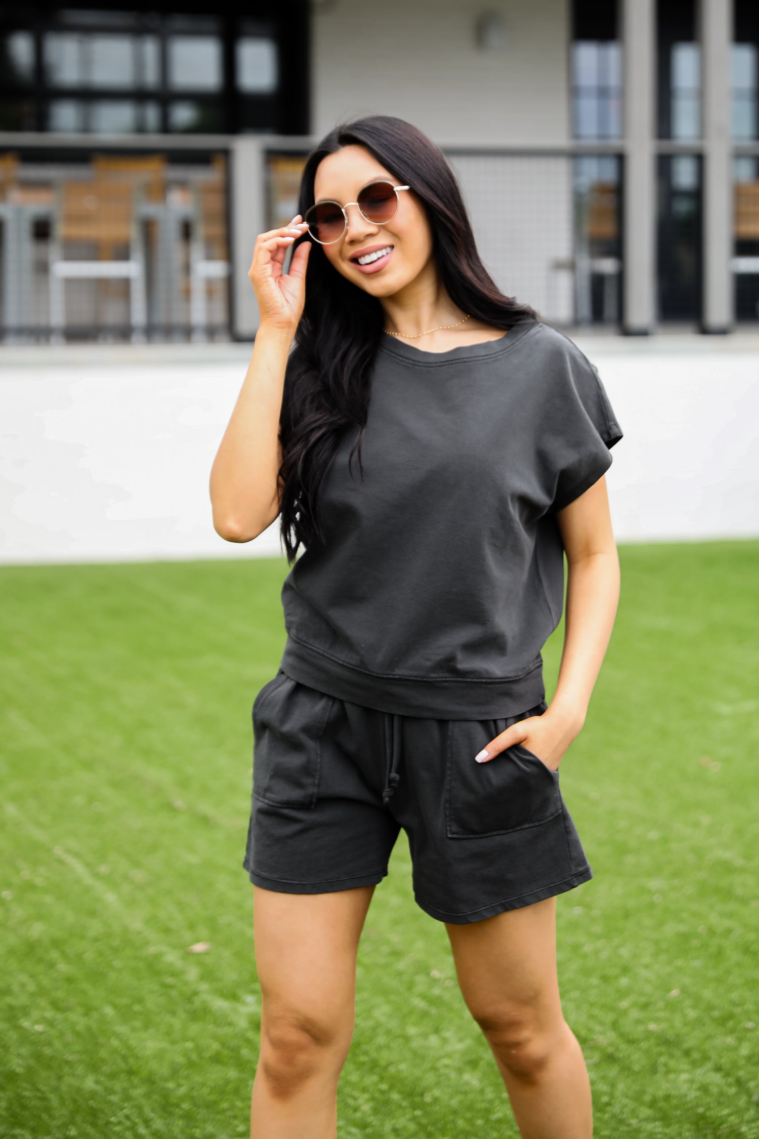 Chill Out Black Shorts