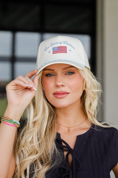 Light Blue Land Of Freedom Hat
