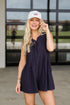 Precious Look Navy Romper