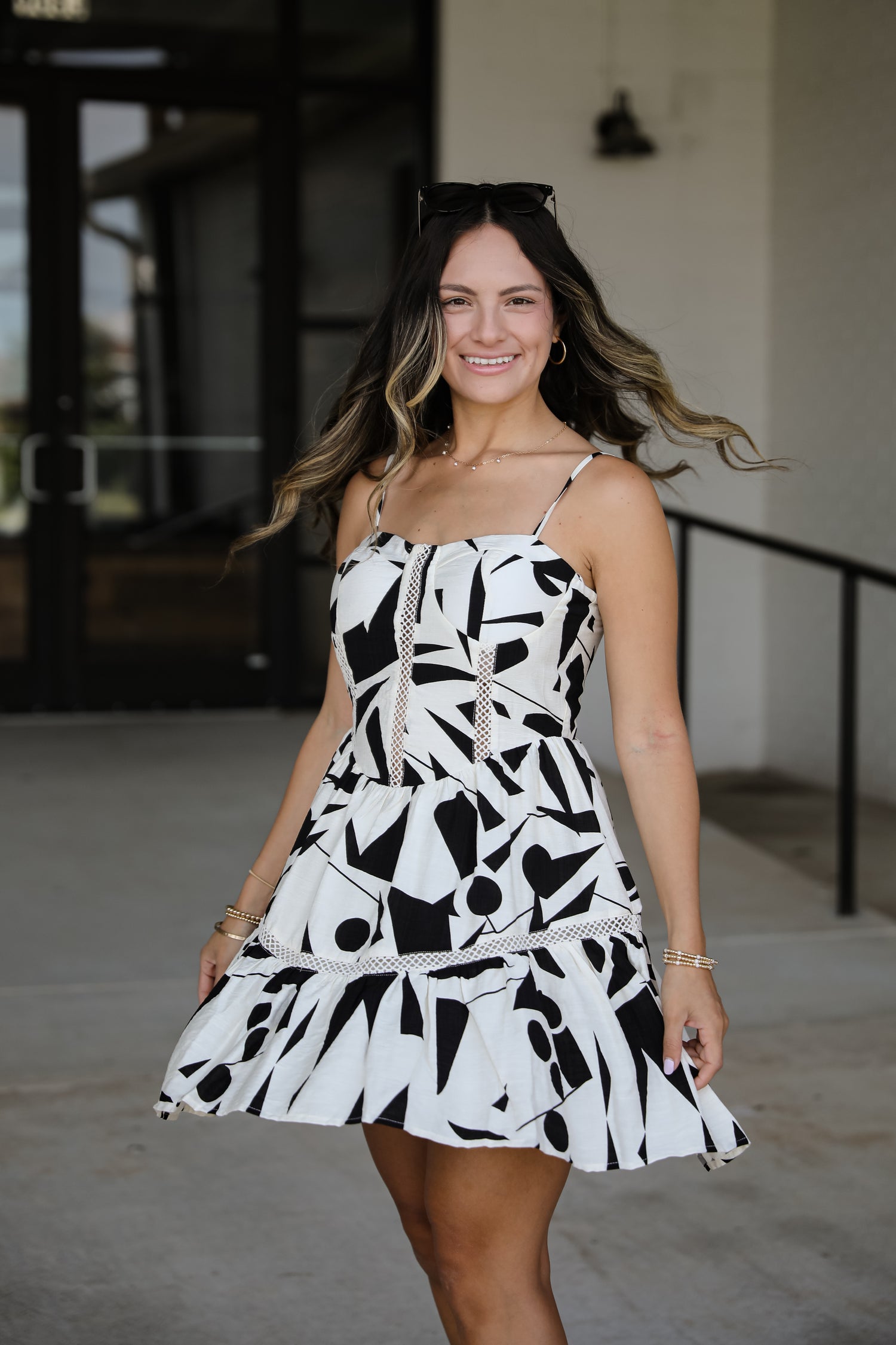 Captivating Personality Ivory Mini Dress