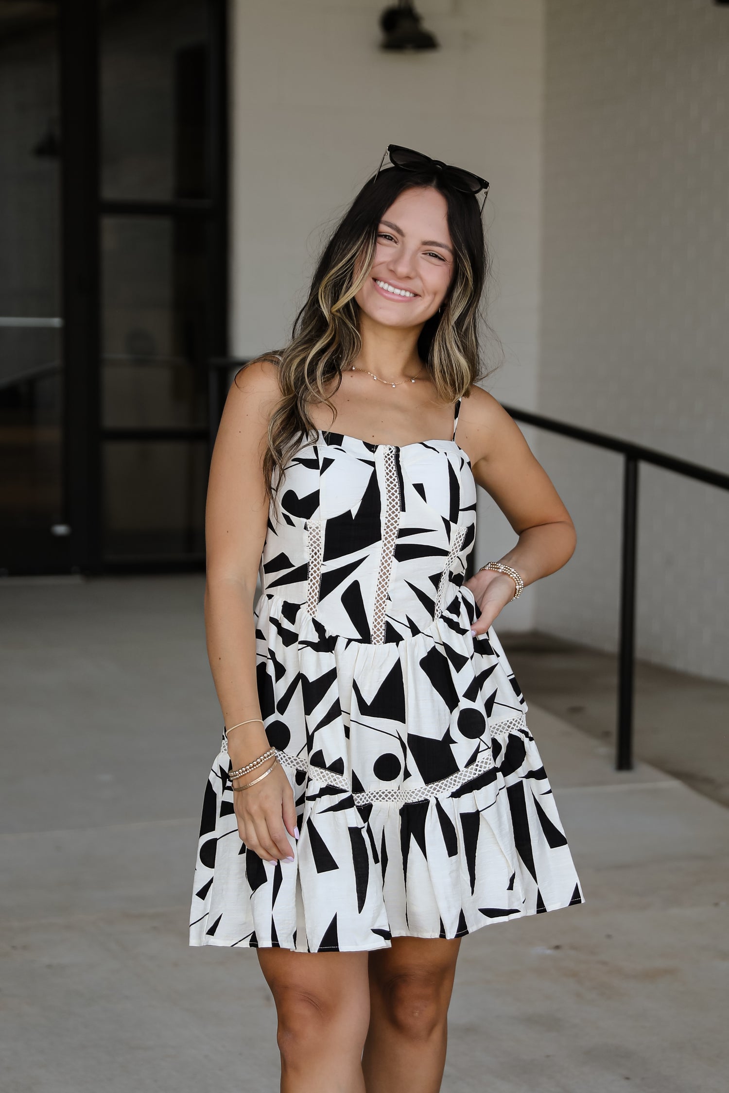Captivating Personality Ivory Mini Dress