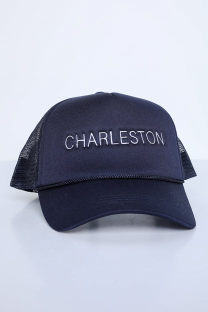 Navy Charleston Trucker Hat