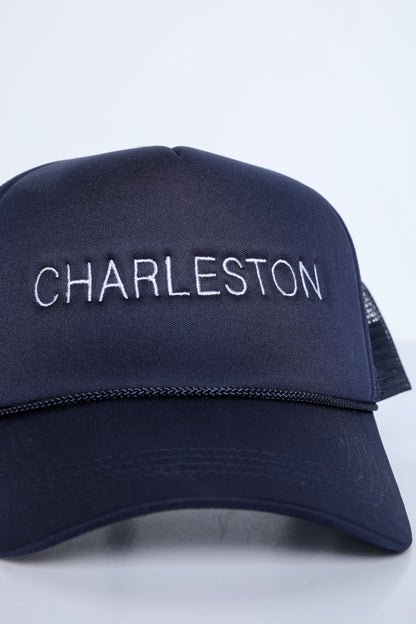Navy Charleston Trucker Hat