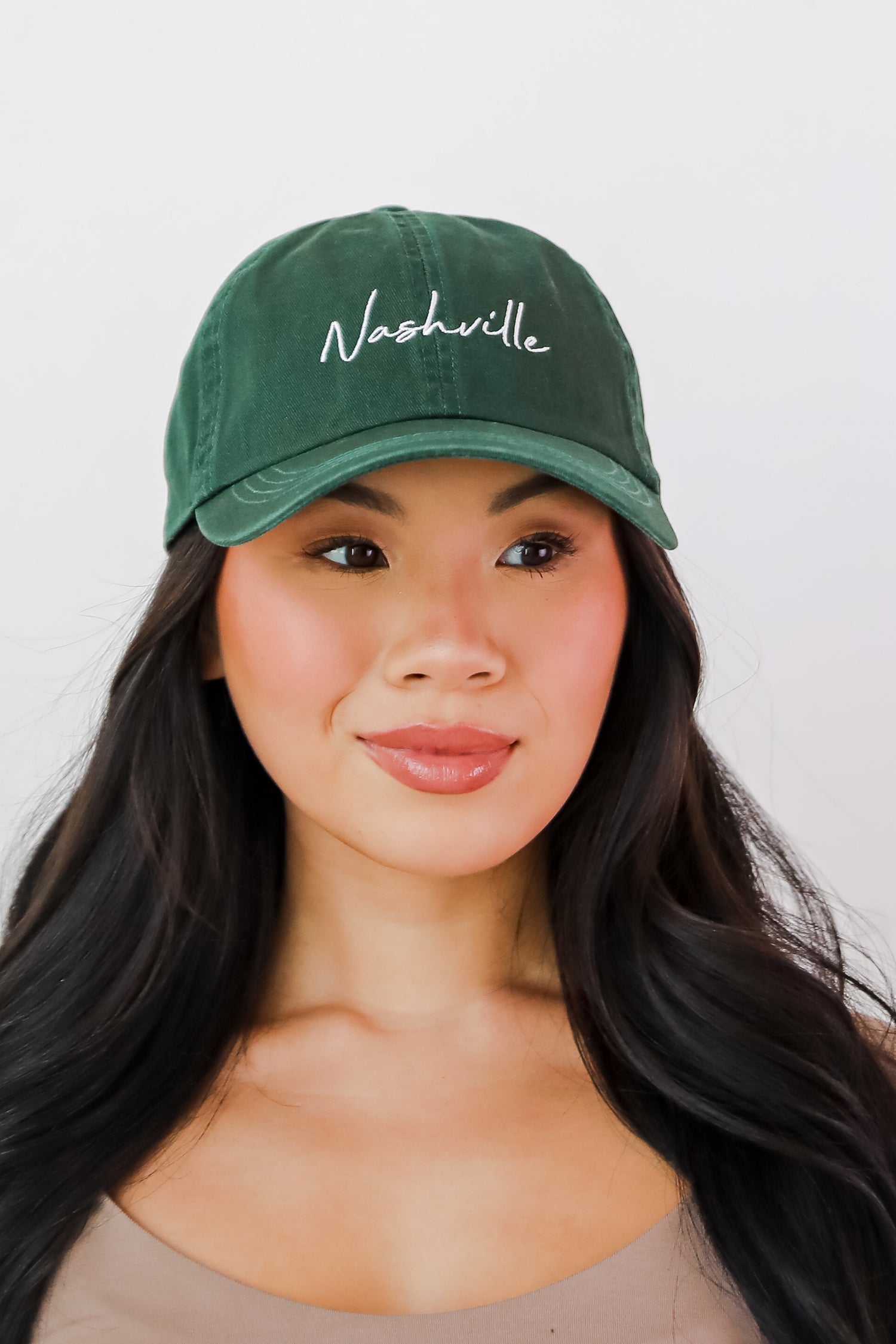 Nashville Script Embroidered Hat