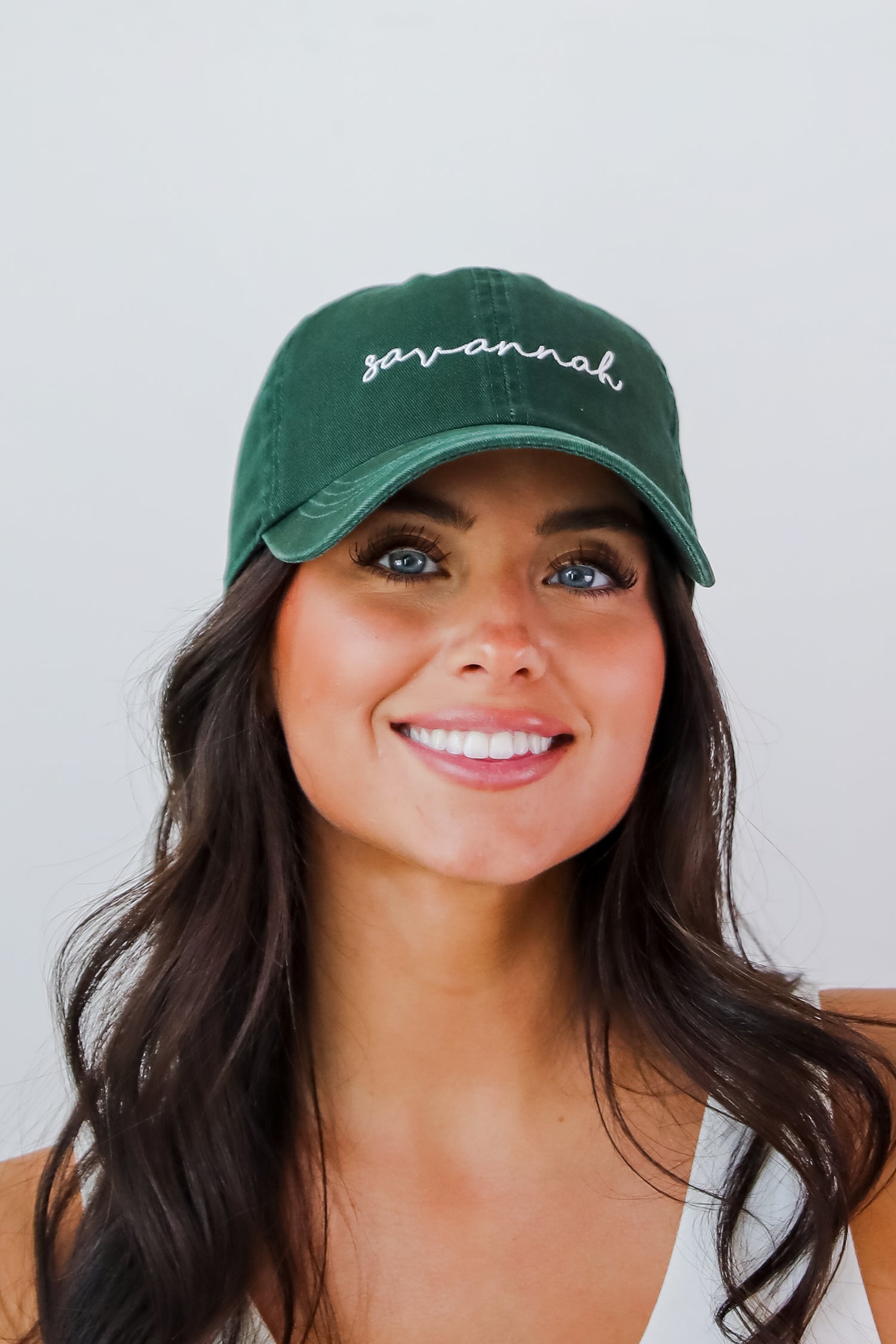 Savannah Script Embroidered Hat