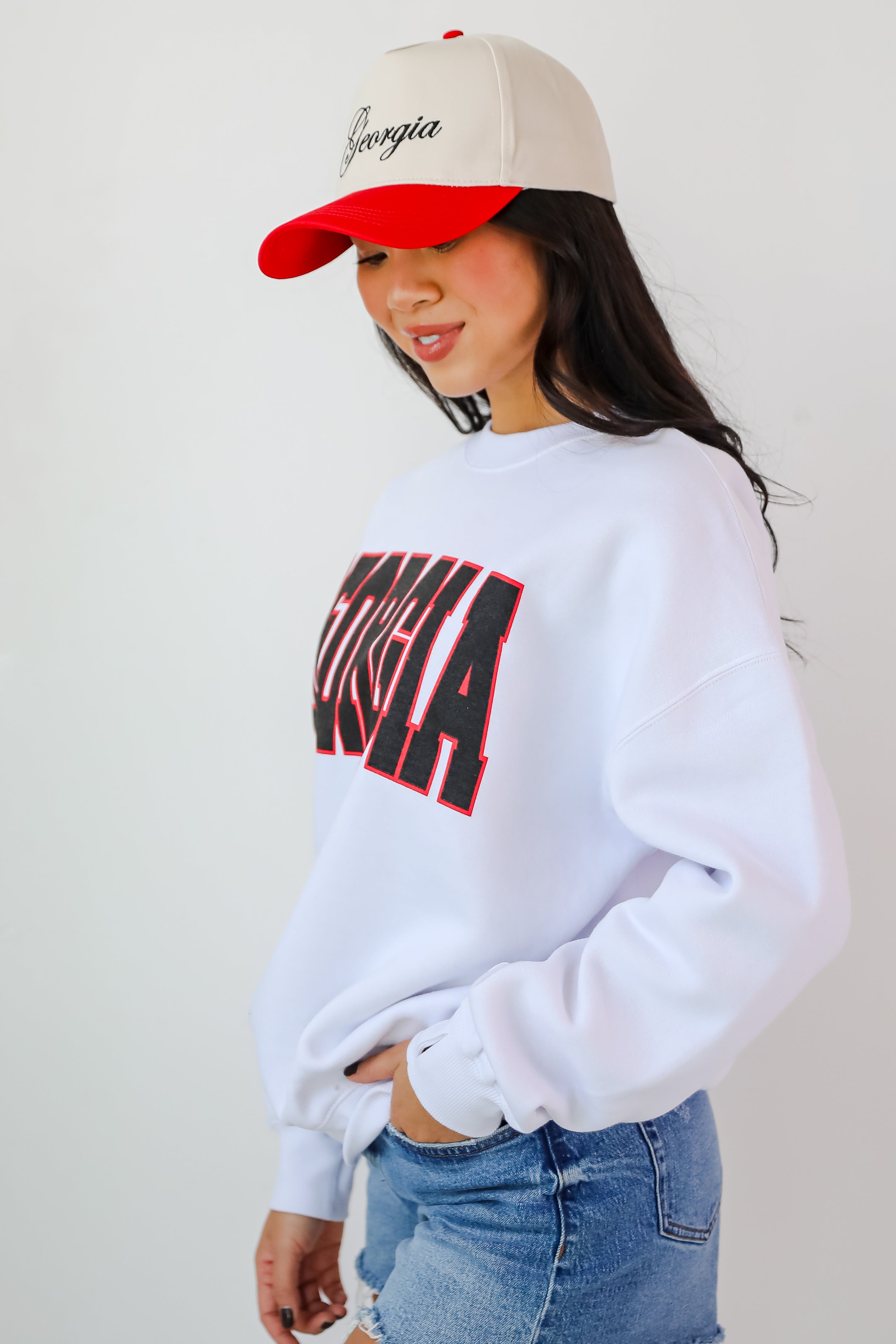 White Georgia Sweatshirt