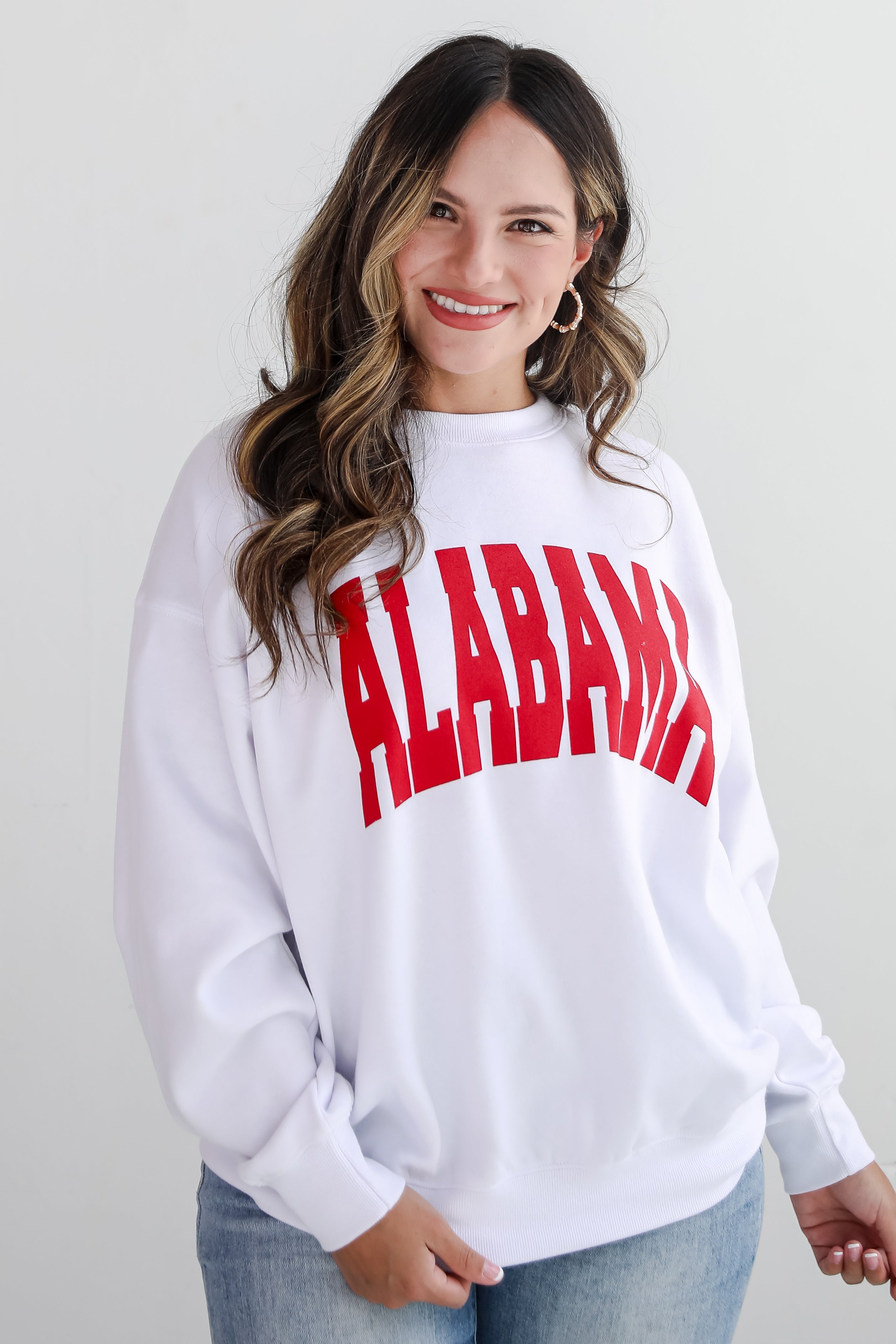 White Alabama Sweatshirt