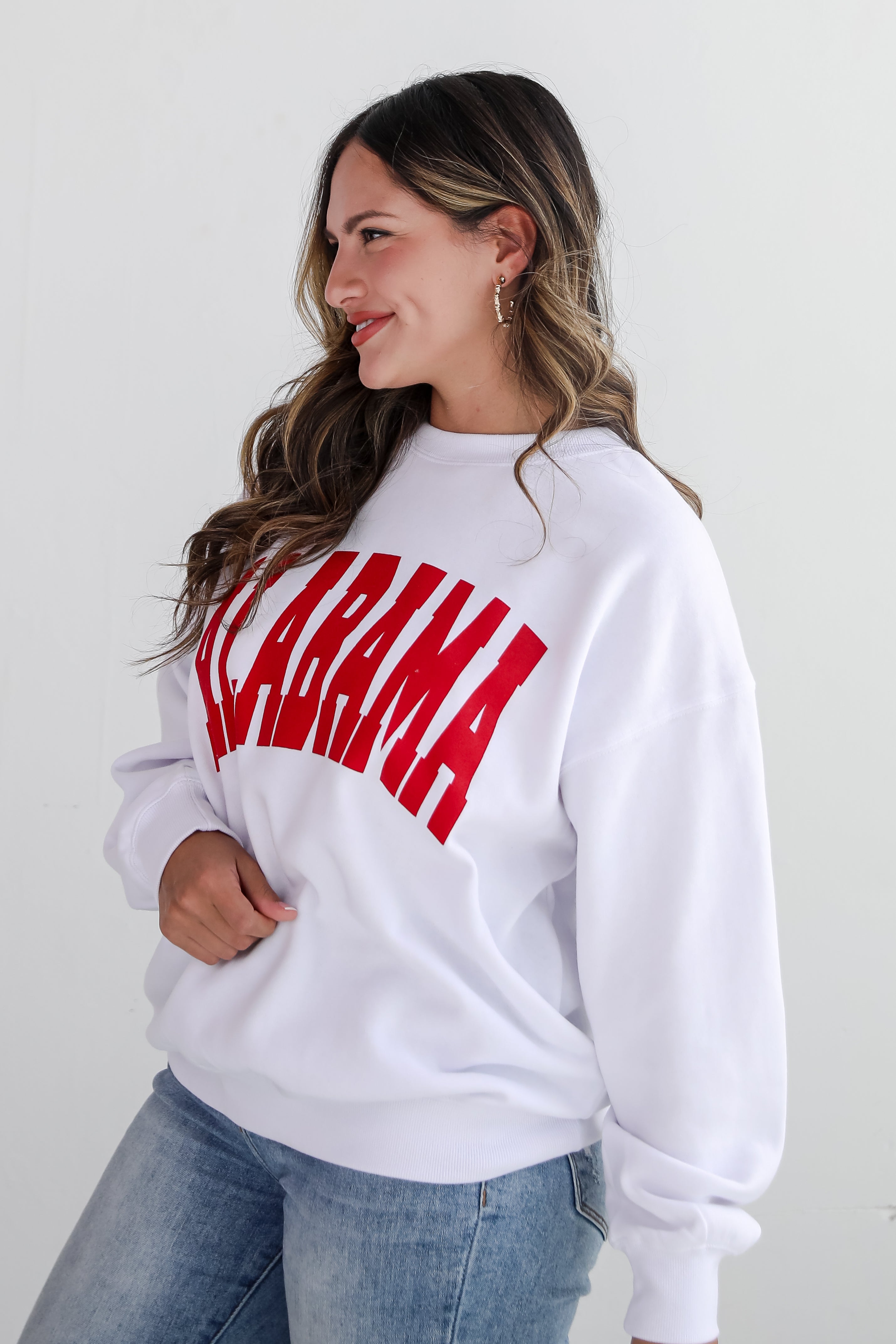 White Alabama Sweatshirt