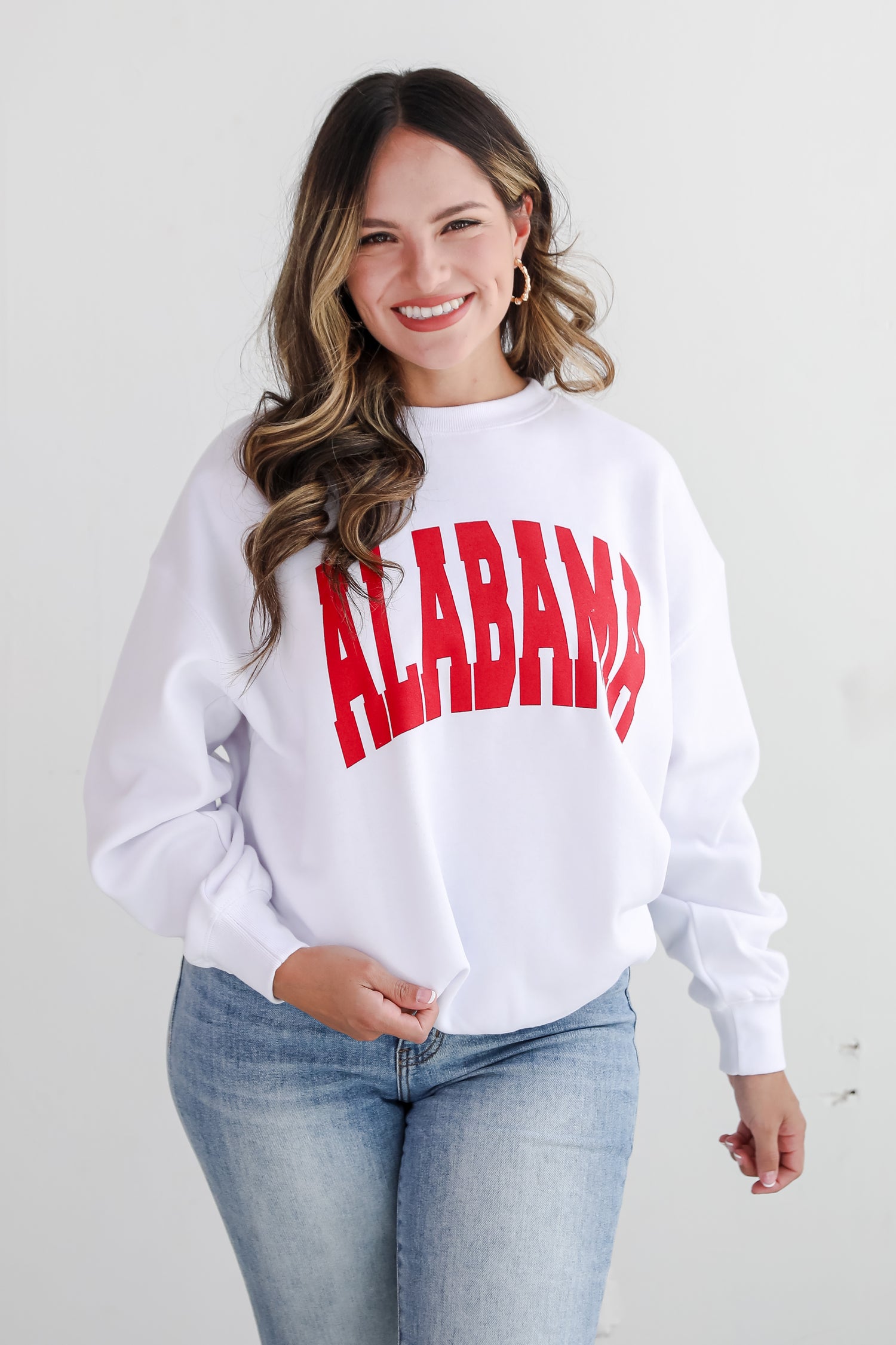 White Alabama Sweatshirt