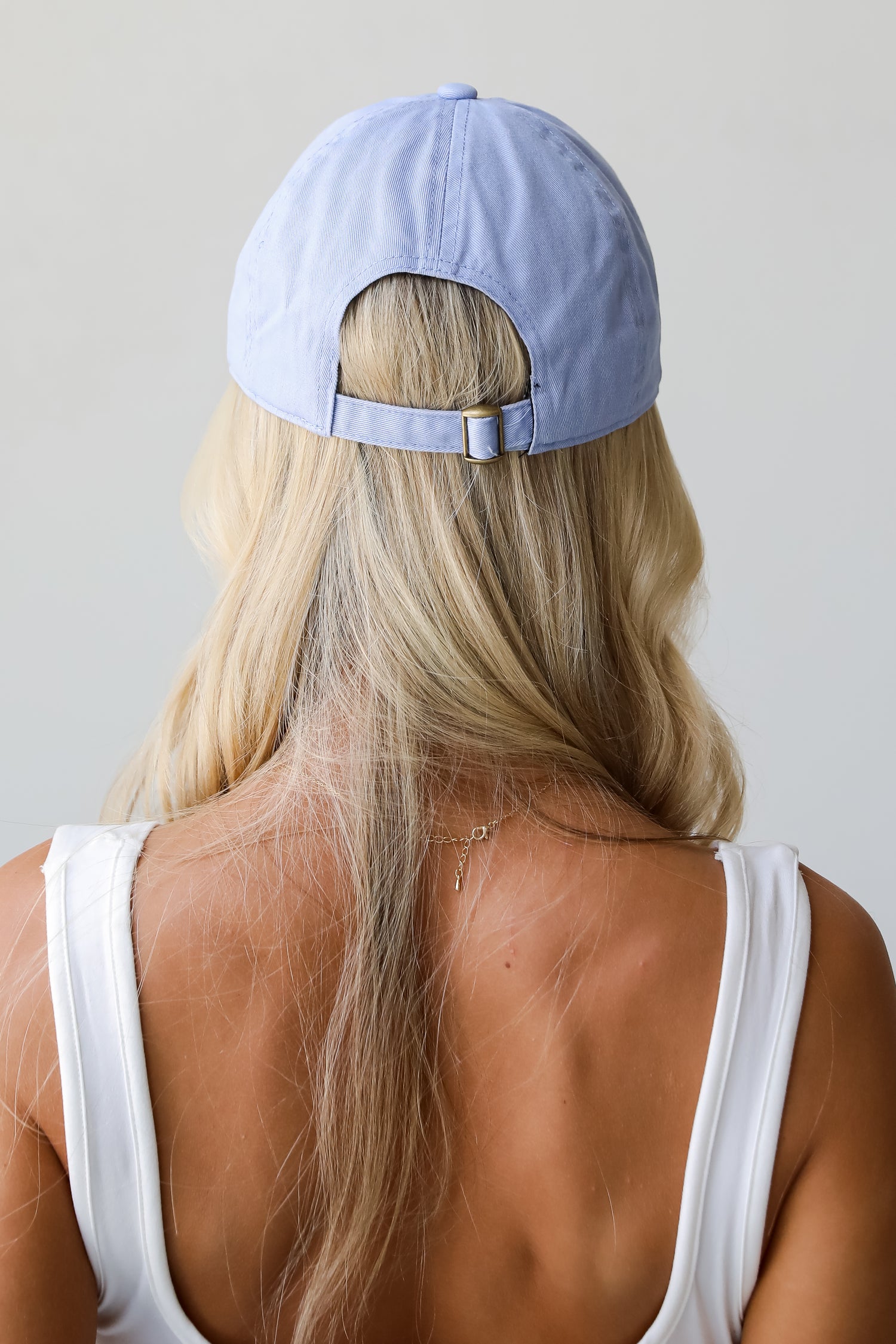 Light Blue Alpharetta Embroidered Hat