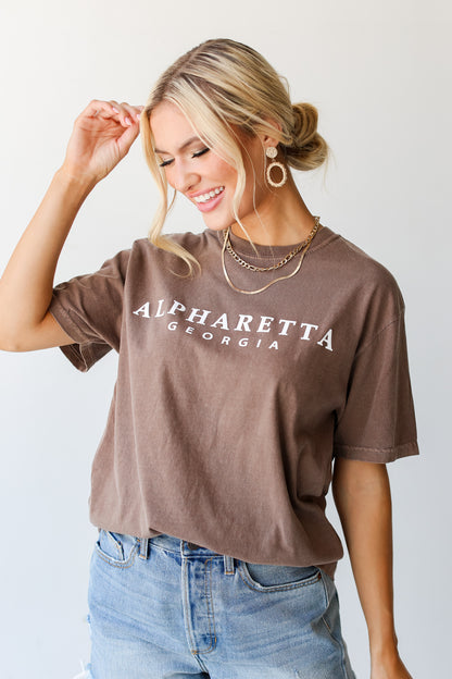 Brown Alpharetta Georgia Tee