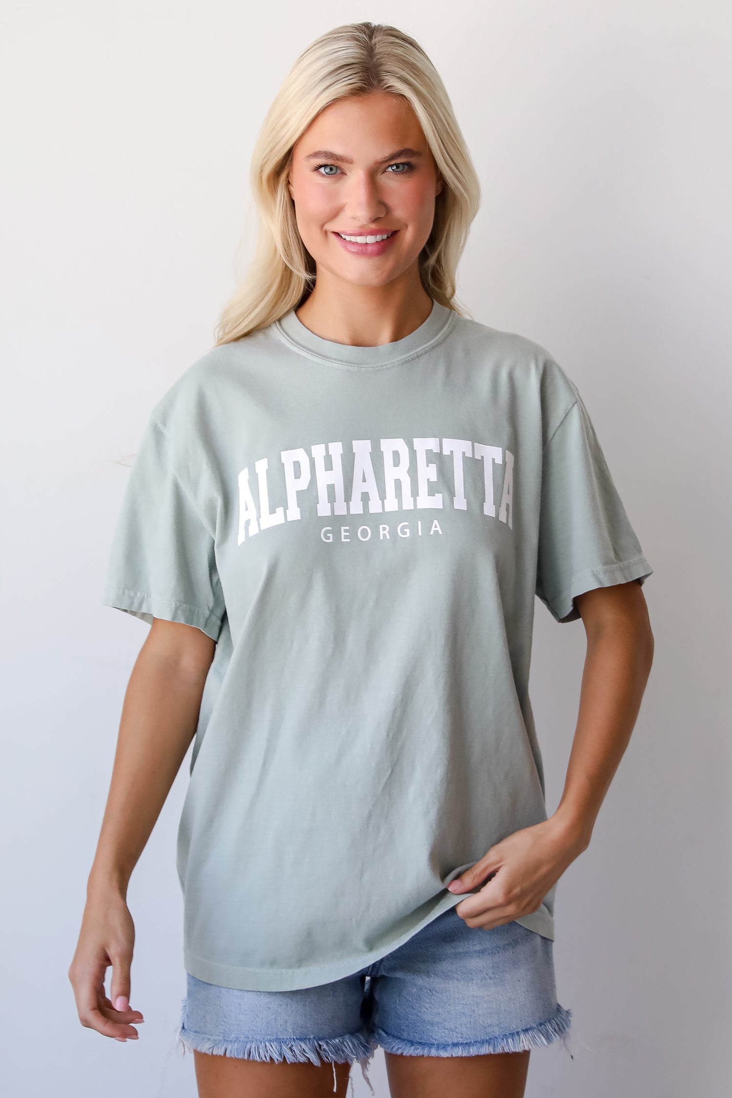 Sage Alpharetta Georgia Block Letter Tee