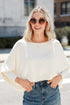 white Oversized Top