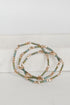 Hannah Green Beaded Bracelet Set