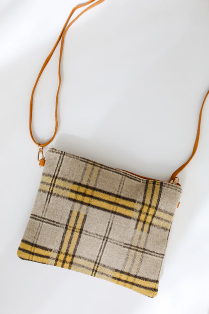 Tasteful Aesthetic Plaid Crossbody Bag