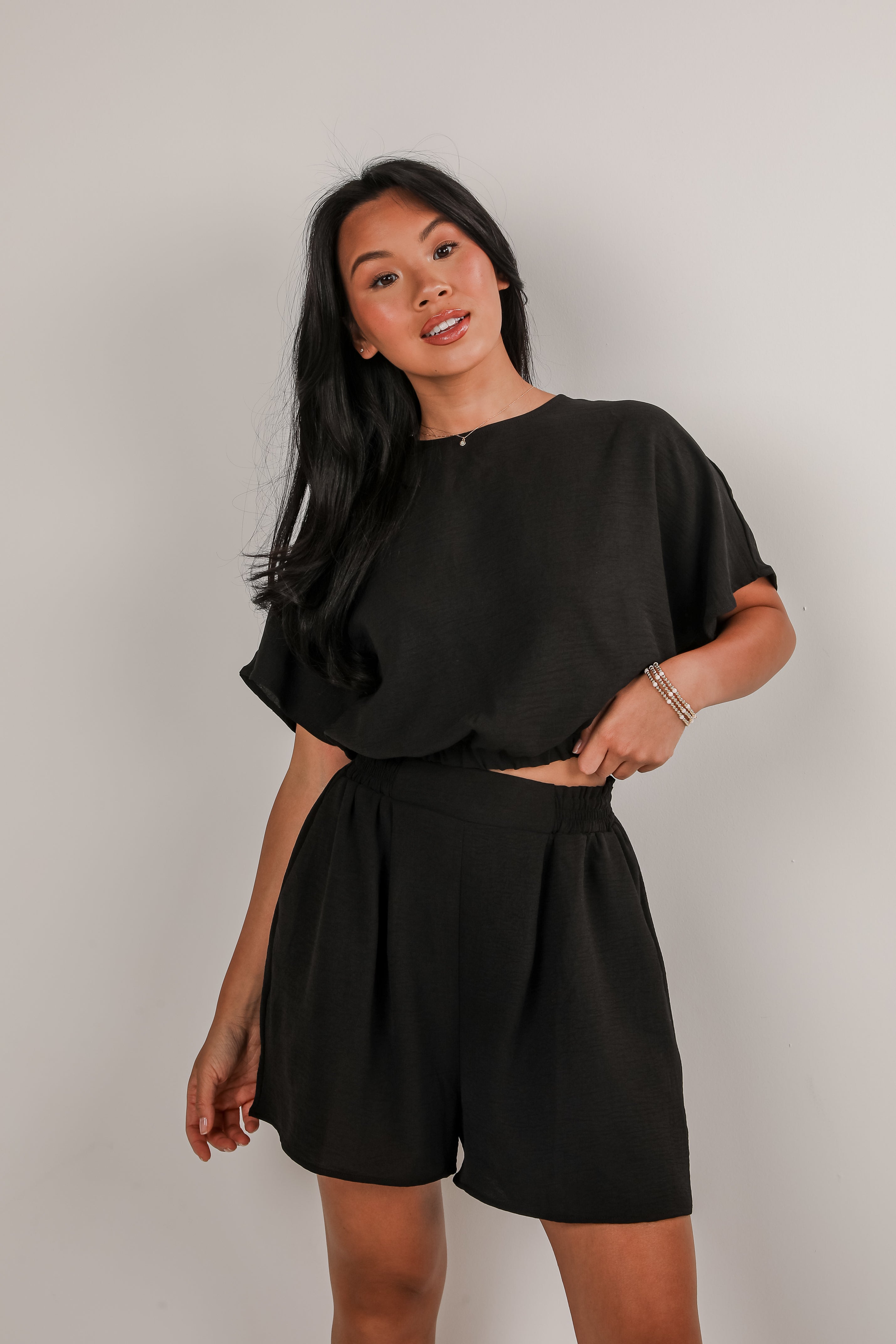 Make It Your Own Black Blouse