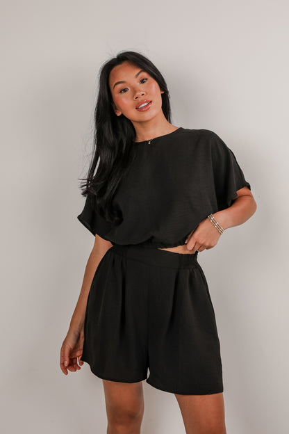 Make It Your Own Black Blouse