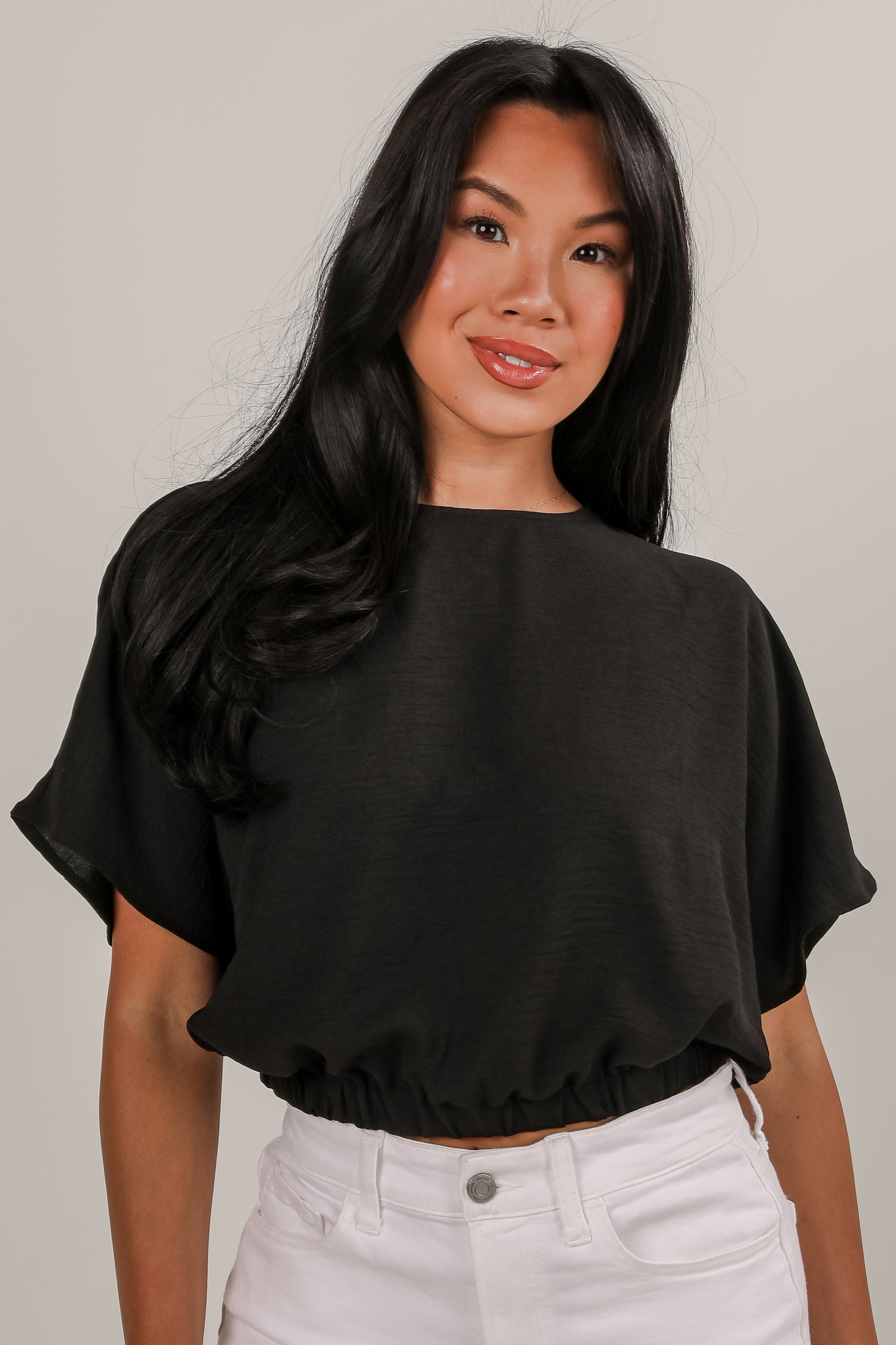 Make It Your Own Black Blouse