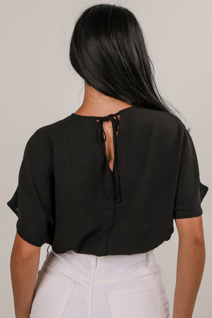 Make It Your Own Black Blouse