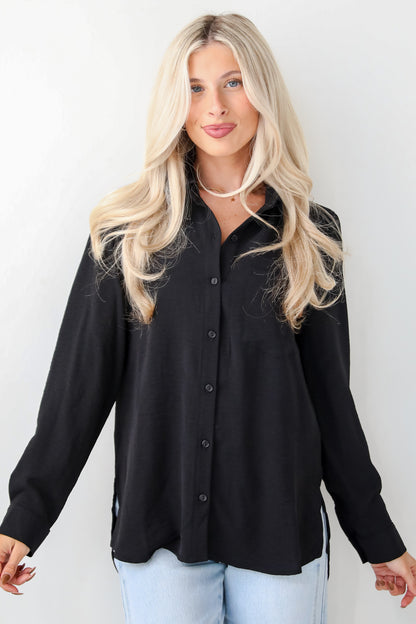 Perfected Sophistication Button-Up Blouse